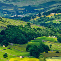 Aire valley landscape